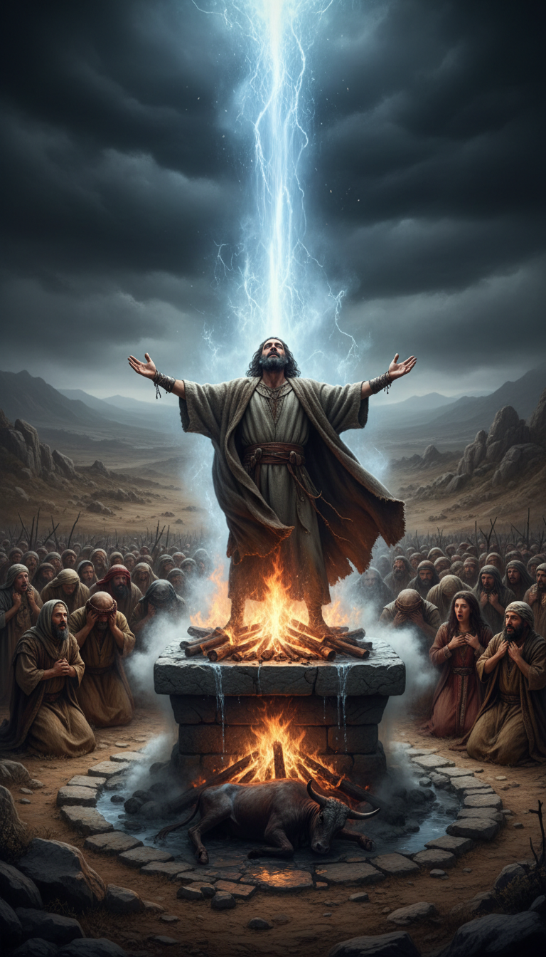Elijah Calls Fire on Mount Carmel