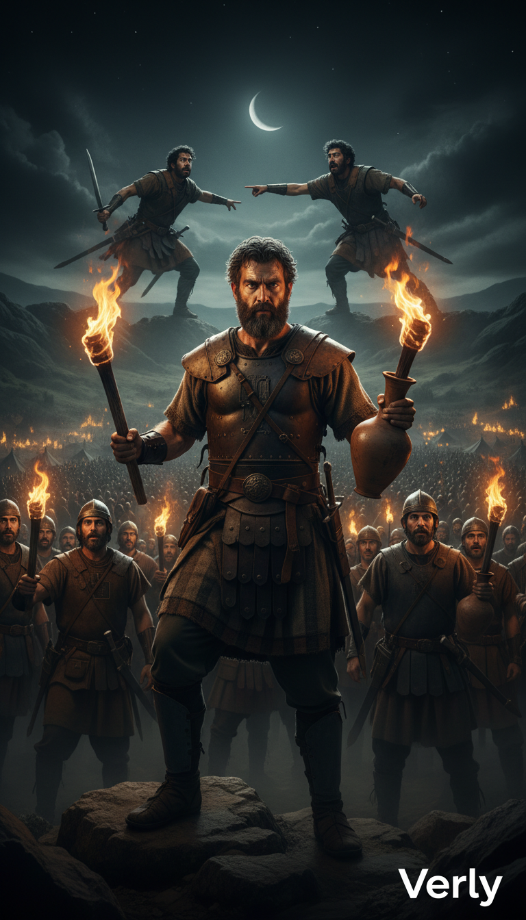 Gideon's Army Defeats Midian
