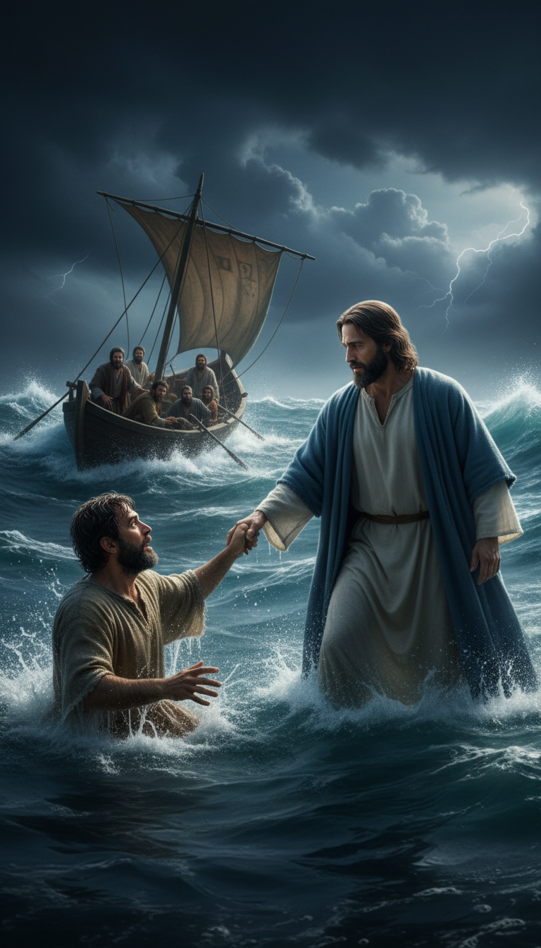 Jesus Walks on Water