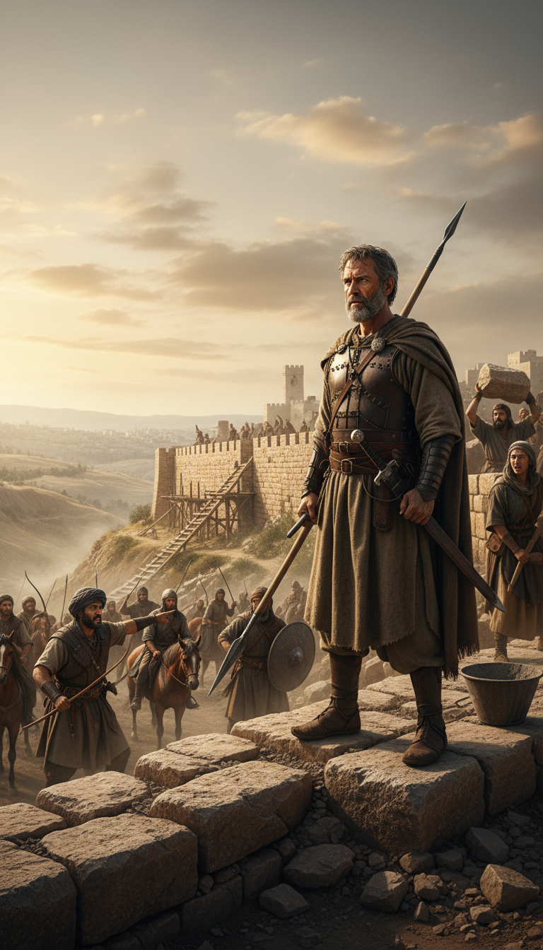 Nehemiah Rebuilds Jerusalem's Walls